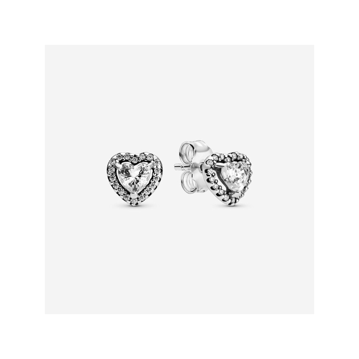 PENDIENTES CORAZONES PANDORA PLATA - 298427C01