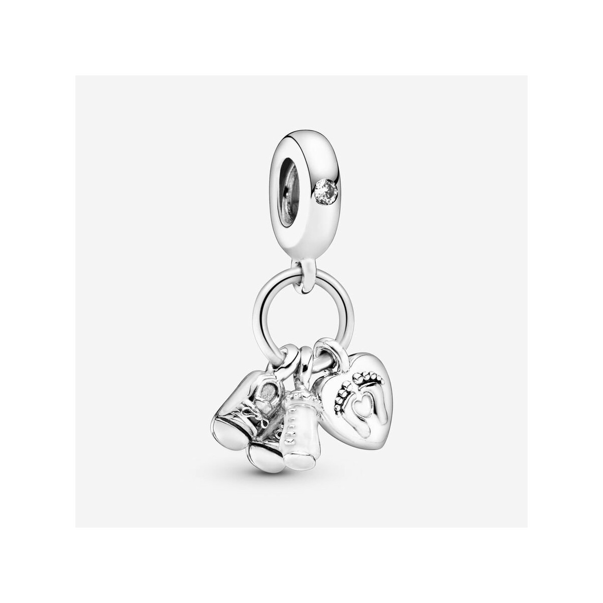 ABALORIO PLATA PANDORA MI BEBE - 798106CZ