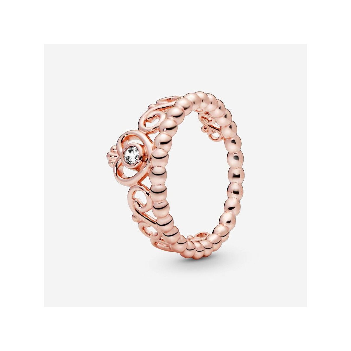 SORTIJA PLATA ROSE PANDORA TIARA - 180880CZ-52