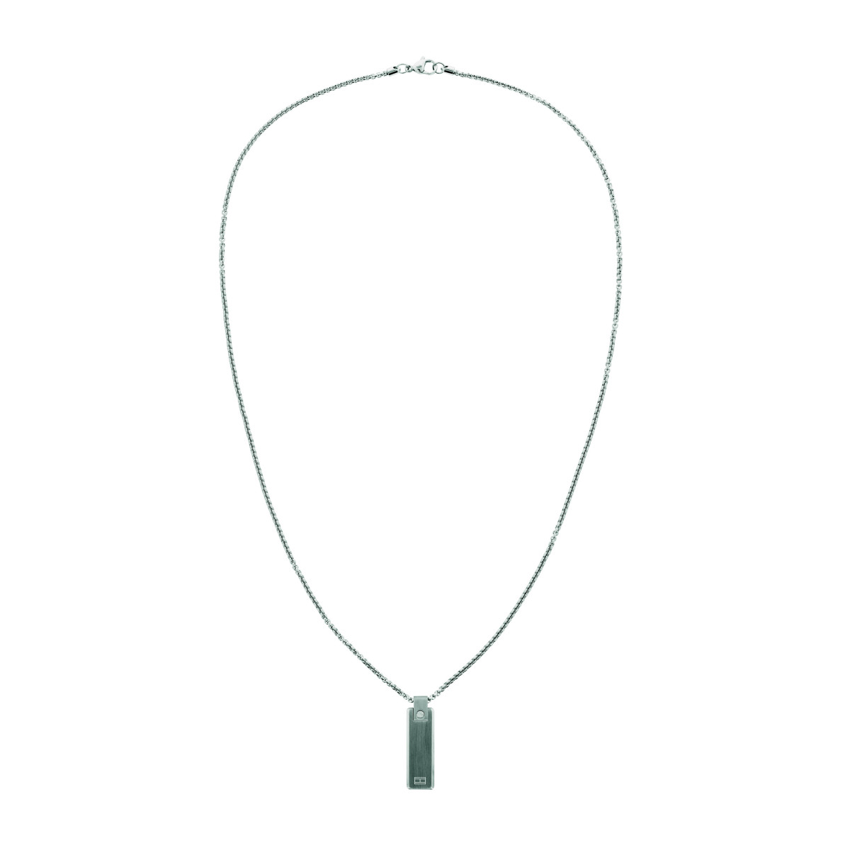 COLLAR AC INOX COLGANTE RECT CON LOGO MA - 2790392