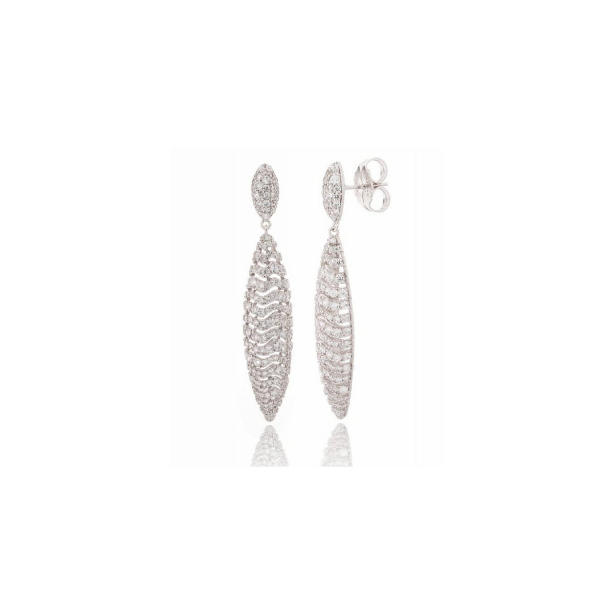 PENDIENTES PLATA SEIJUN LARGO CAMALEONI - WP066/LP