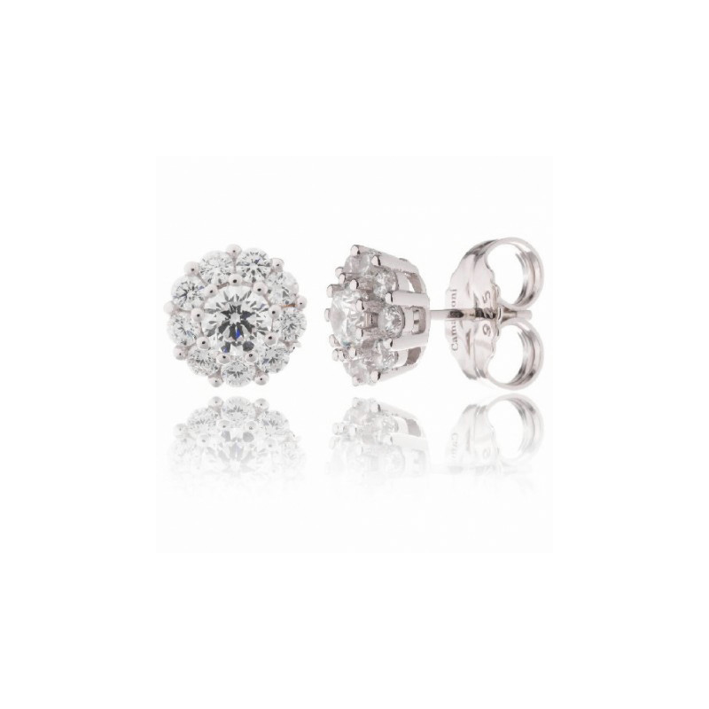 PENDIENTES PLATA CHAMBORD ROSETA CAMALEONI - WP077/MP