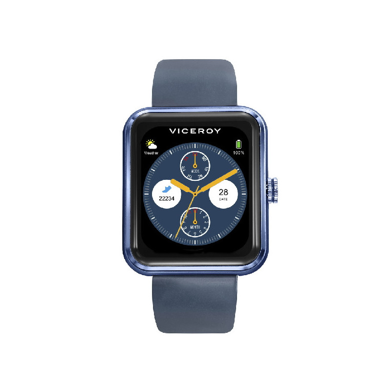 RELOJ SMART ALUMINIO AZUL CORREA VA - 41117-30
