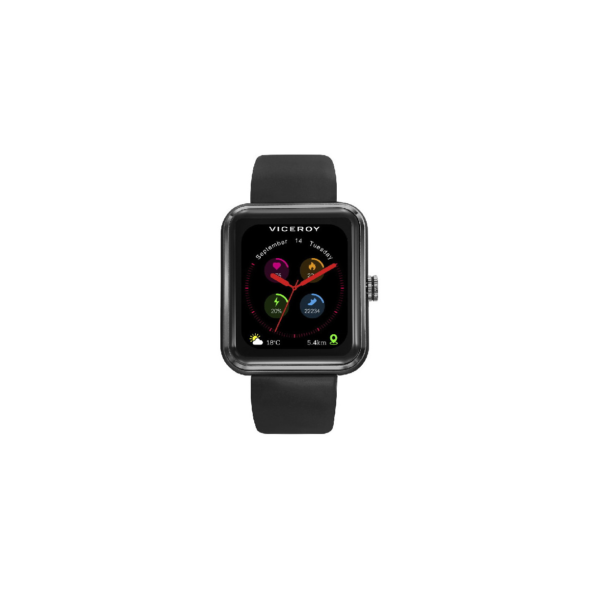 RELOJ SMART ALUMINIO GRIS CORREA VA - 41117-50