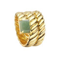 SORTIJA PLATA MINERVA P.DURAN AVENTURINA - PD00511235/18