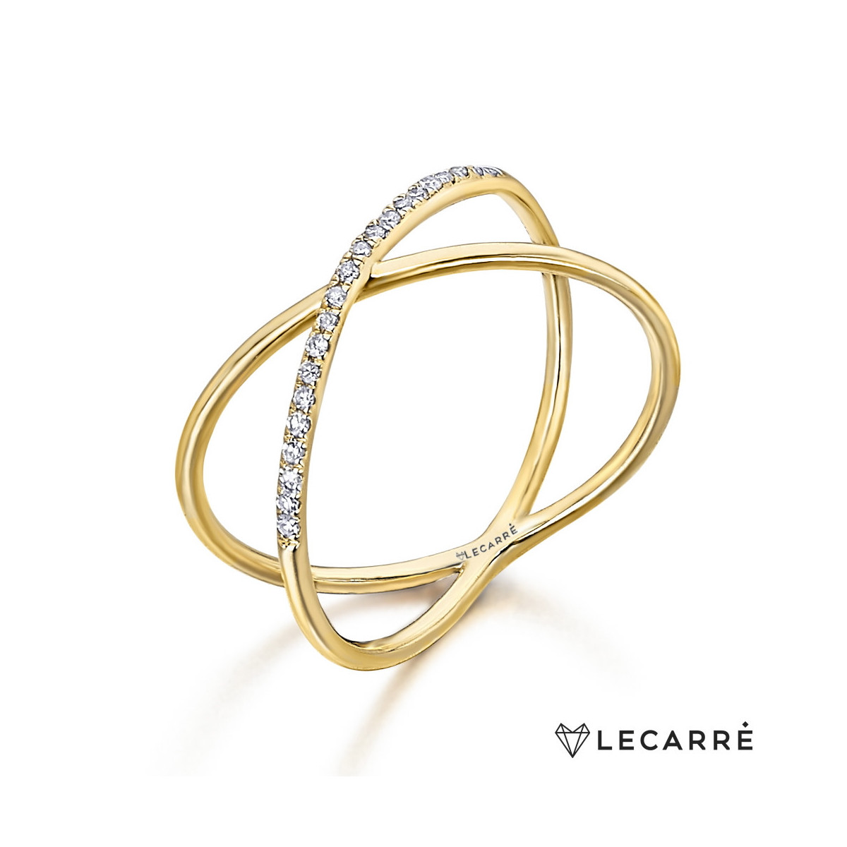 SORTIJA DE ORO Y BRILLANTE 0.09 CT LECAR - GA106OA.17