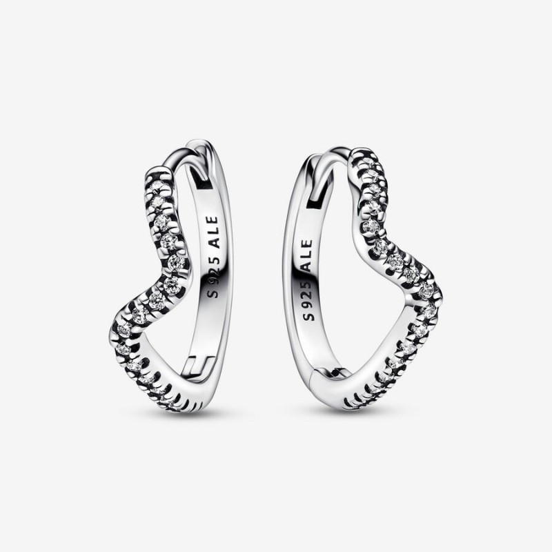 PENDIENTES PANDORA ARO OLA BRILLANTE - 292545C01