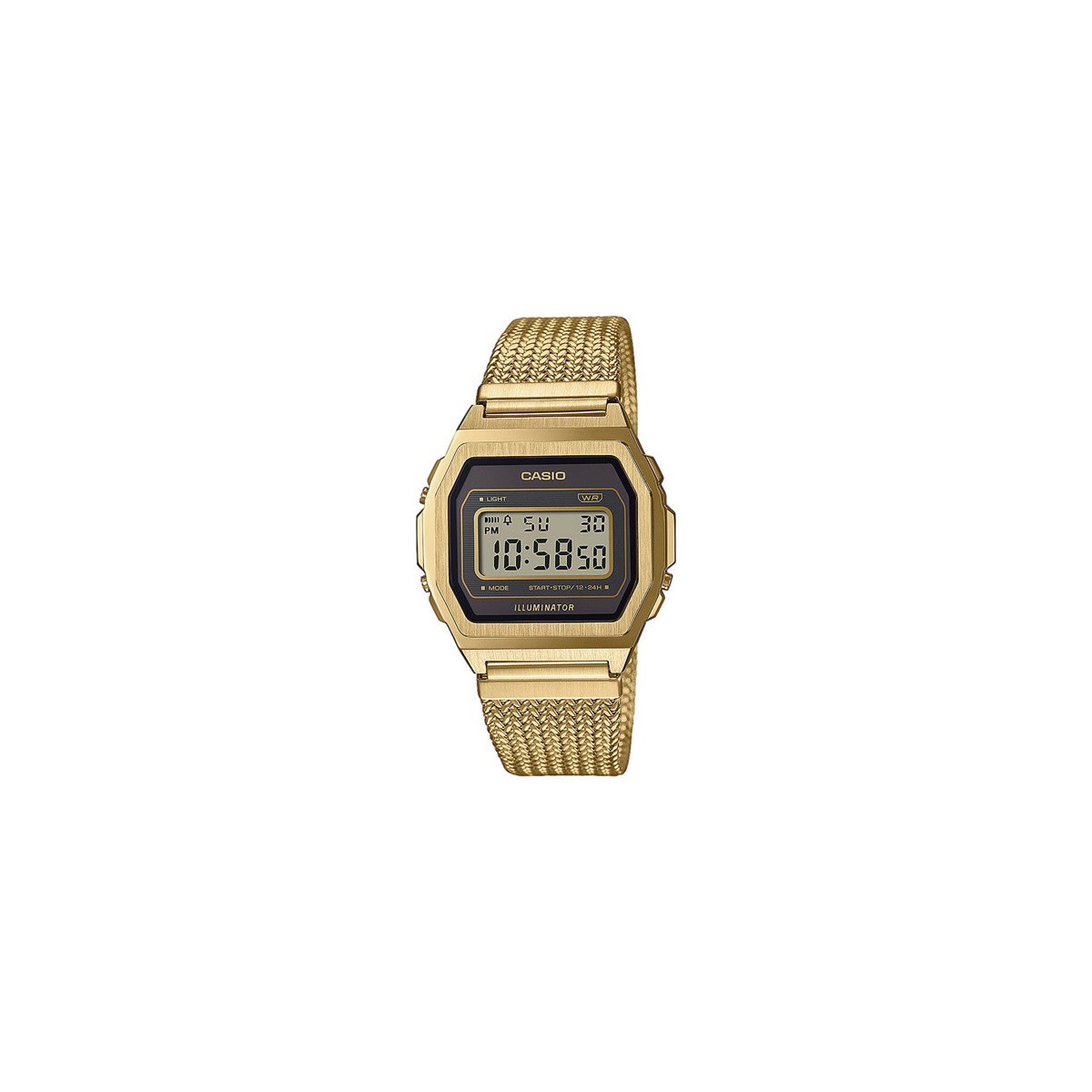 RELOJ DIGITAL CASIO VINTAGE DORADO - A1000MGA-5EF