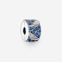 CLIP PANDORA AZUL PLUMAS - 792552C01
