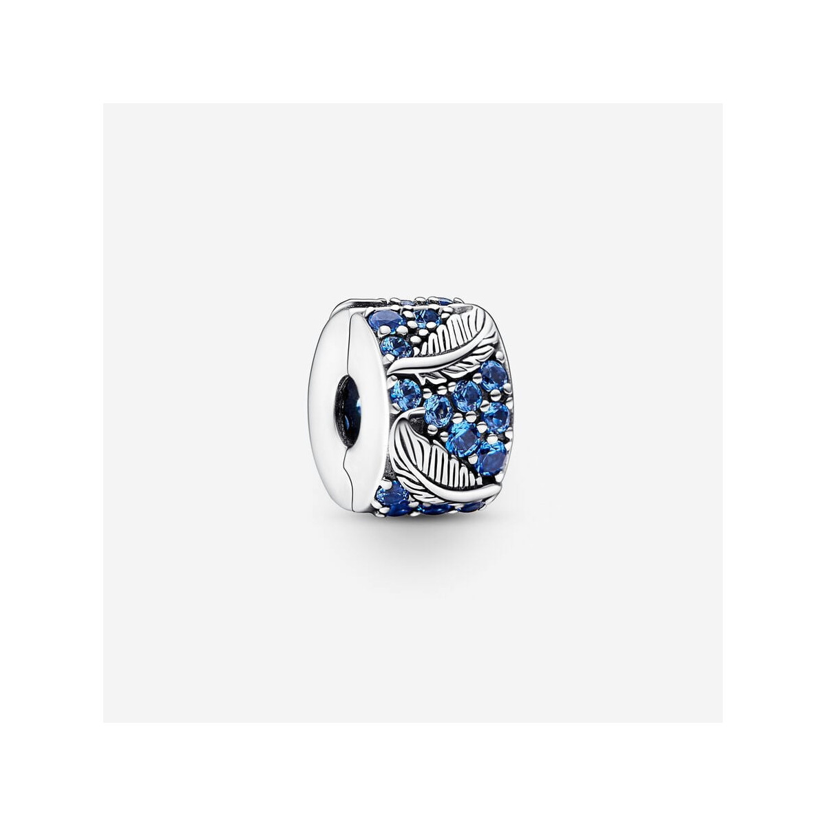 CLIP PANDORA AZUL PLUMAS - 792552C01