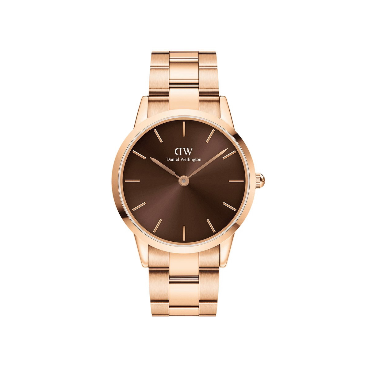 RELOJ DW ICONIC ROSADO ESF MARRON 40MM - DW00100460