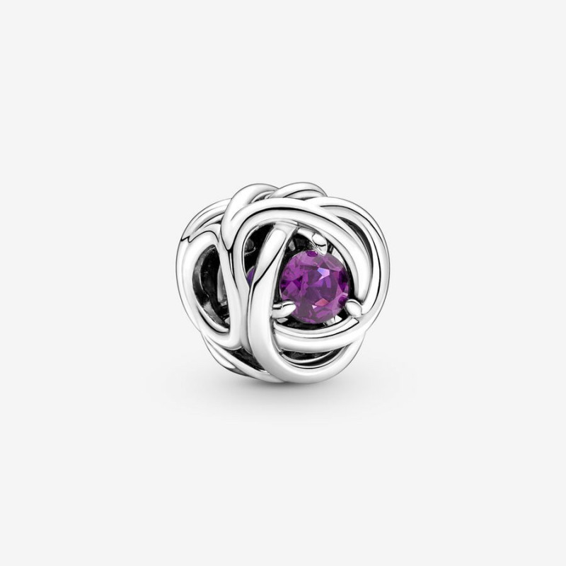 Abalorio Círculo Eternity Morado - 790065C02