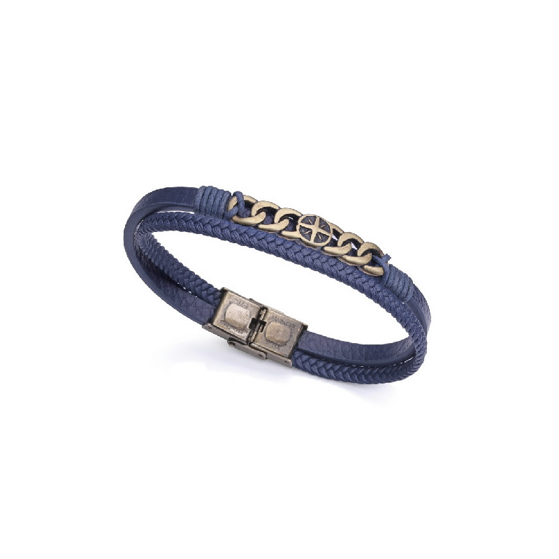 PULS ACERO PIEL AZUL SR FN - 1483P01013