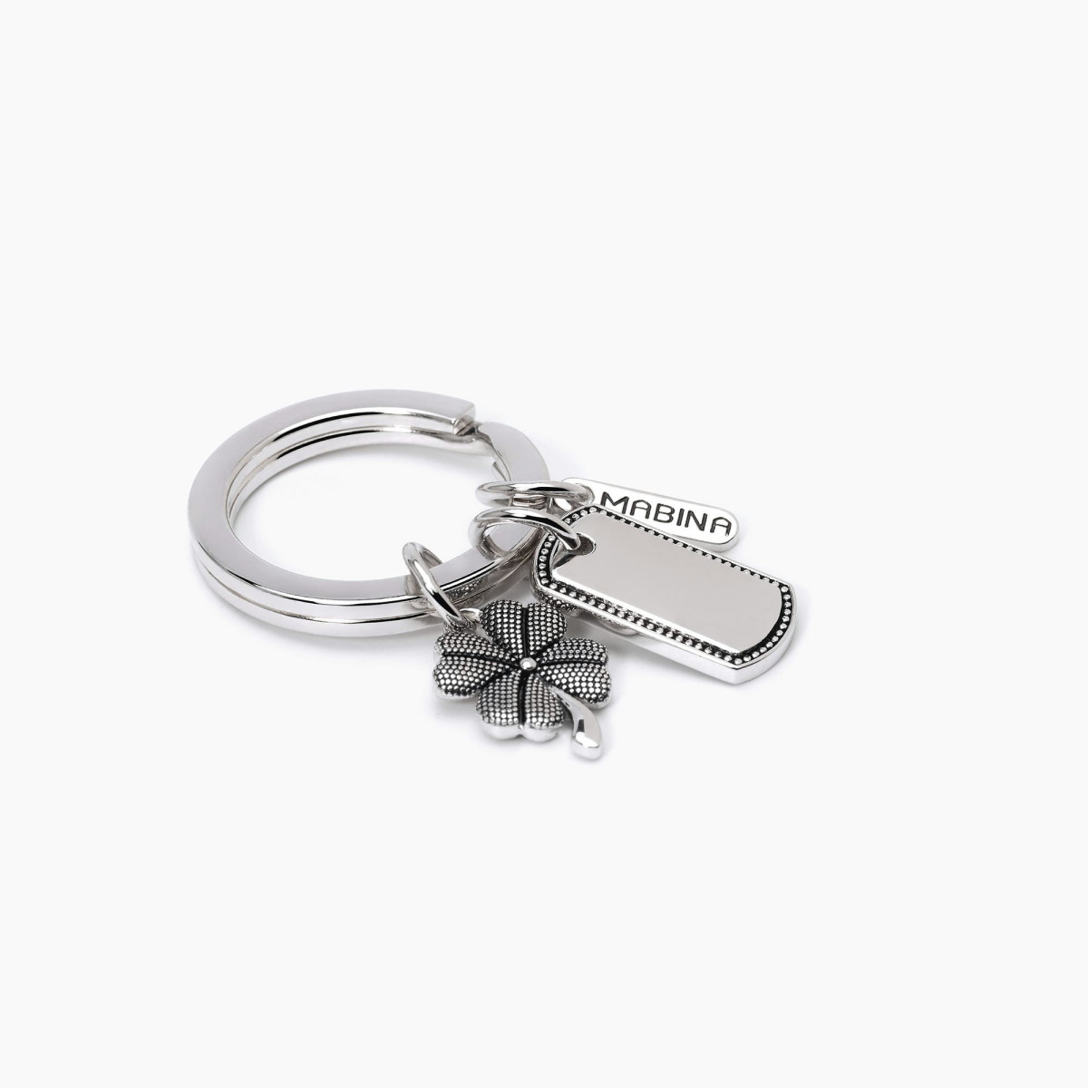 LLAVERO PLATA TREBOL MABINA - 573006