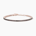 Pulsera plata Rose Mabina mini tenis - 533329