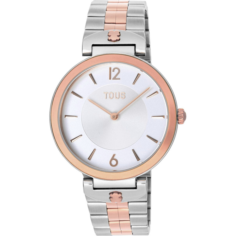 RELOJ TOUS S-BAND BICOLOR ACERO/ROSADO - 200351071