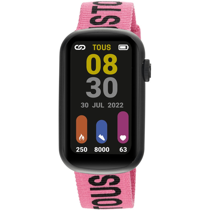 SMARTWATCH TOUS T-BAND NEGRO/FUCSIA - 200351088