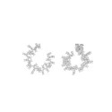 PENDIENTES PLATA SALVATORE CIRCULO BAGUE - 112A0274