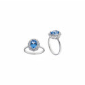 SORTIJA PLATA SALVATORE OVALO ESPINELA - 136S0181/14