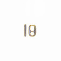 PENDIENTES PLATA CHAPADA SALVATORE - 151A0149