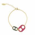 PULSERA PLATA CHAPADA CALABROTE SALVATOR - 151P0034