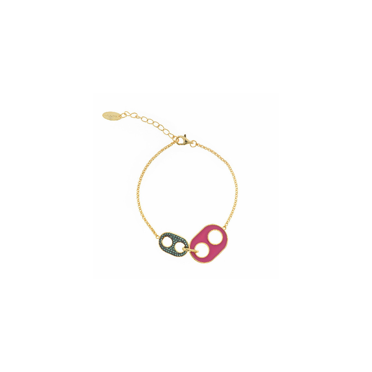 PULSERA PLATA CHAPADA CALABROTE SALVATOR - 151P0034