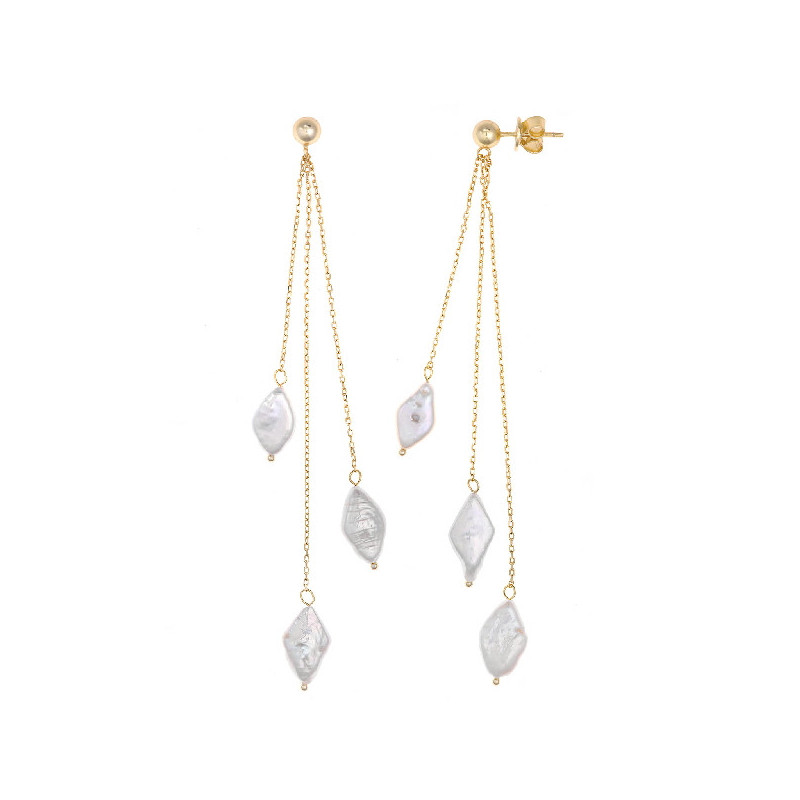 PENDIENTES PLATA CHAPADA SALVATORE - 164A0078