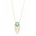 COLLAR PLATA CHAPADA SOL SALVATORE - 195C0064