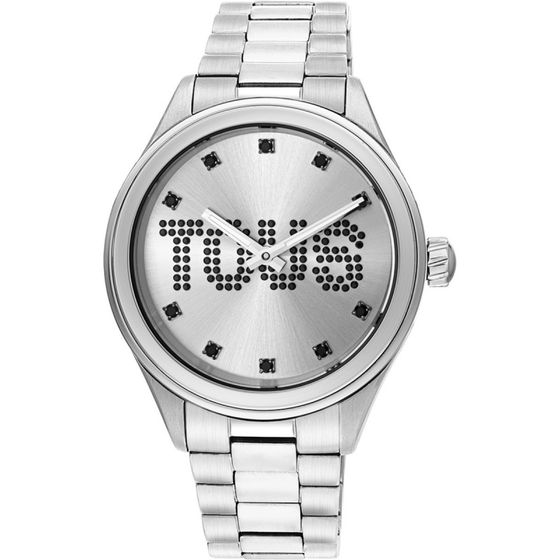 RELOJ TOUS T-LOGO SS CIRC NEGRAS ACERO - 200351111