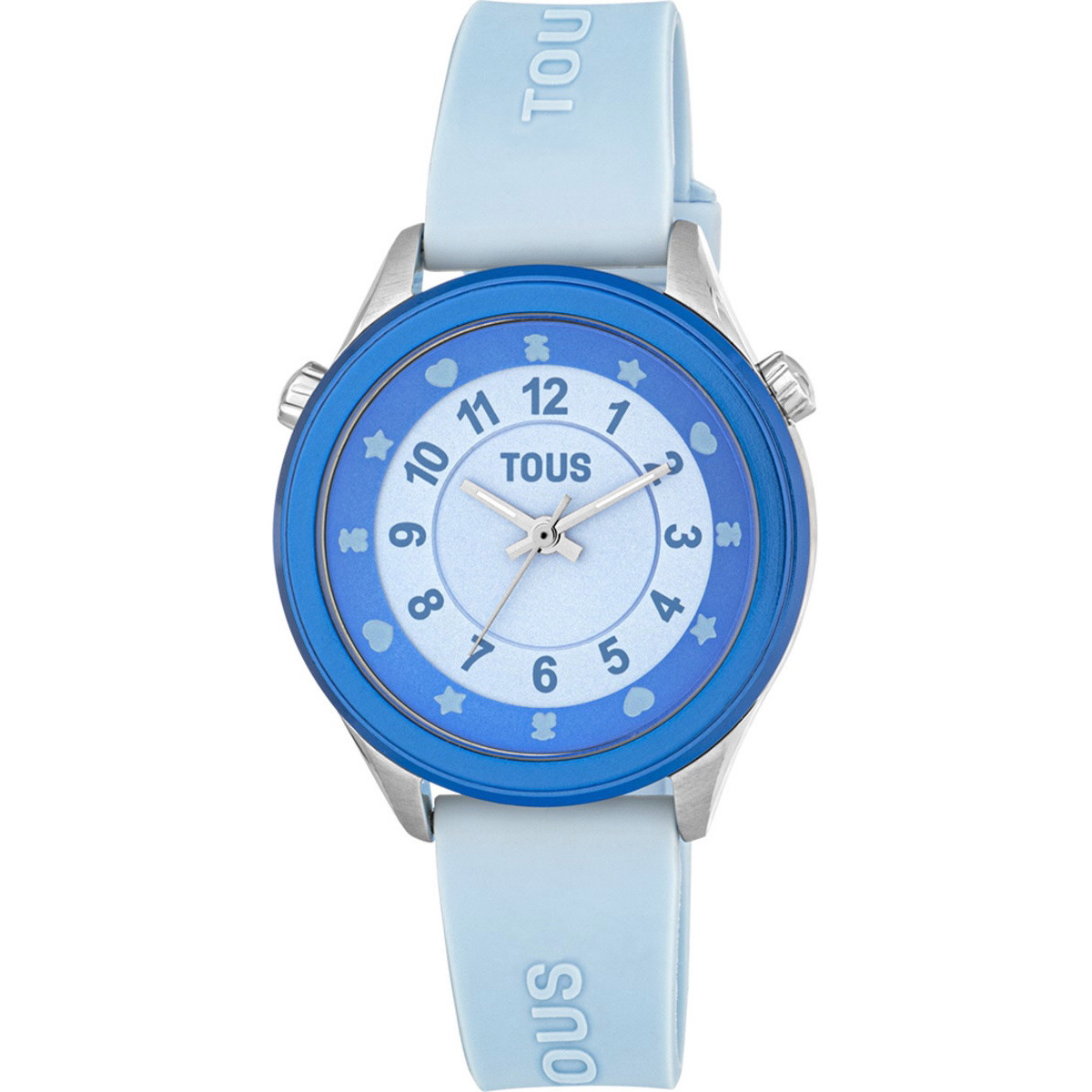 RELOJ TOUS MINI SELF TIME CAUCHO AZUL - 200358052