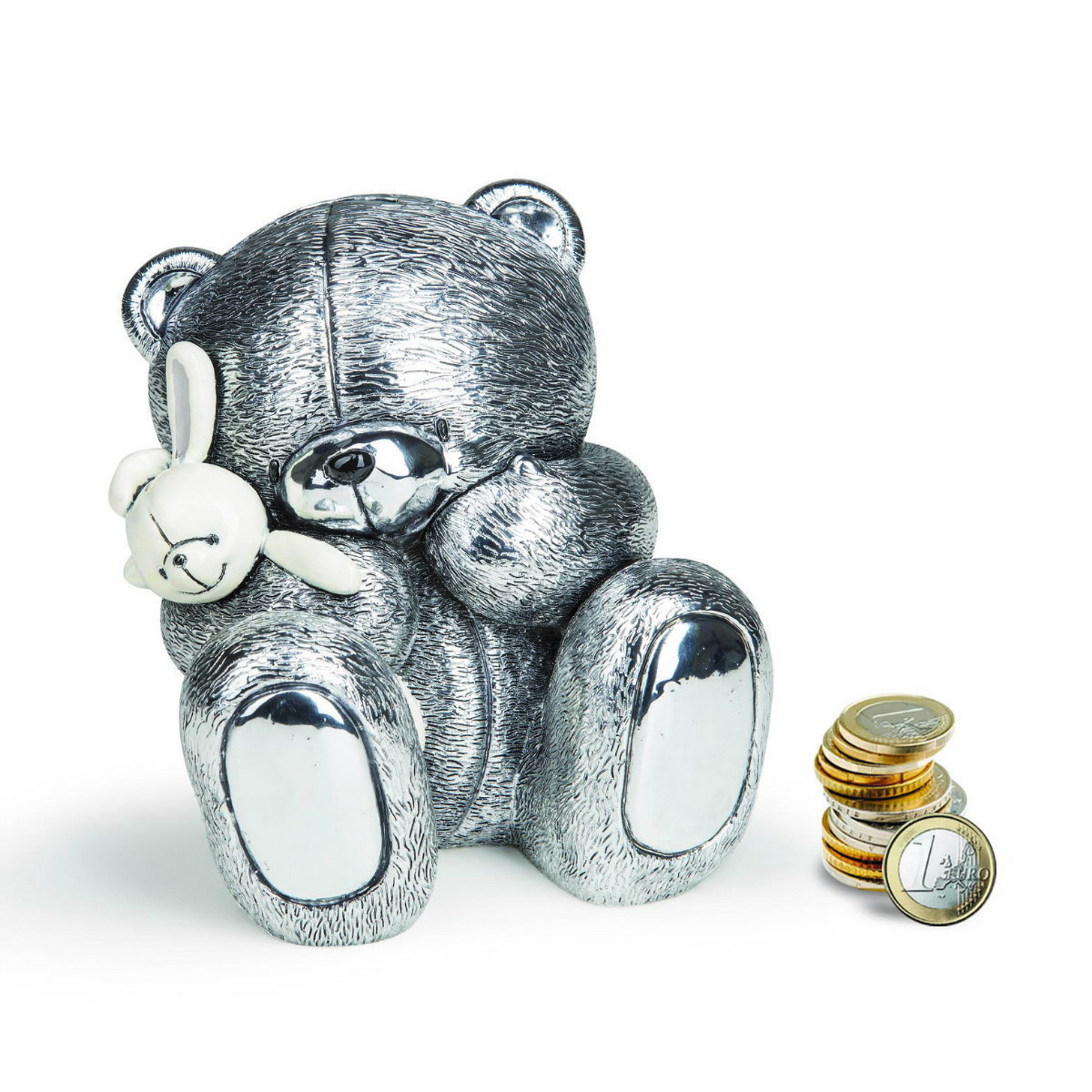 HUCHA OSO CON CONEJITO  - JLFF0321