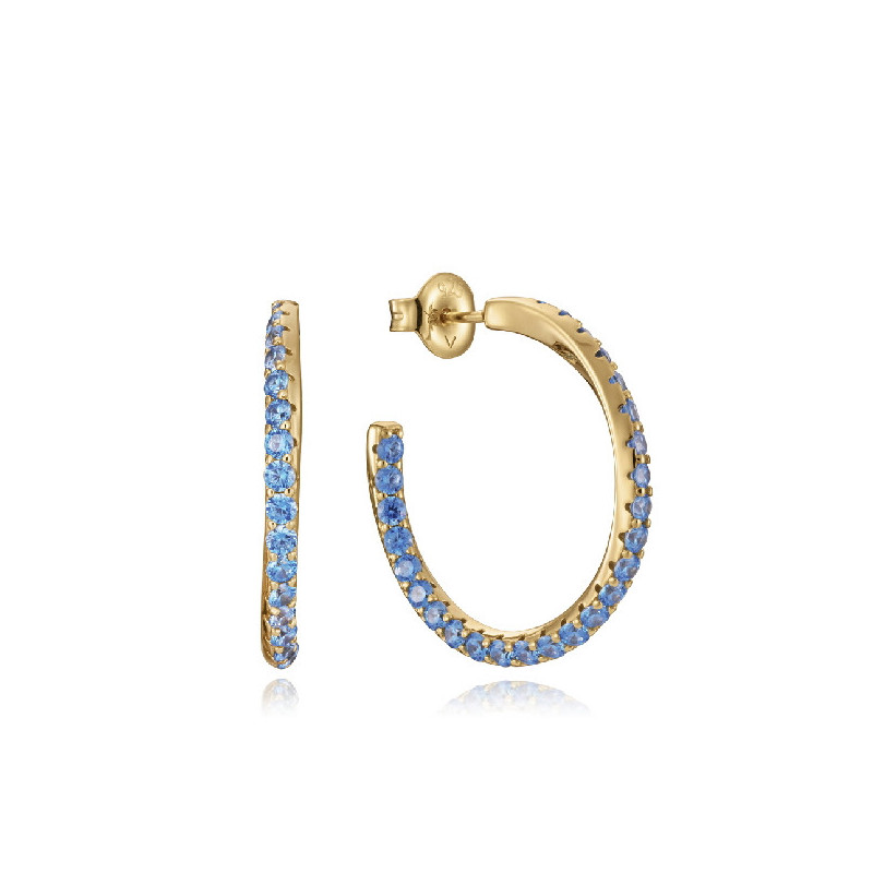 PEND PLATA DE LEY BAÑO ORO CIRC SRA JEWE - 13135E100-33