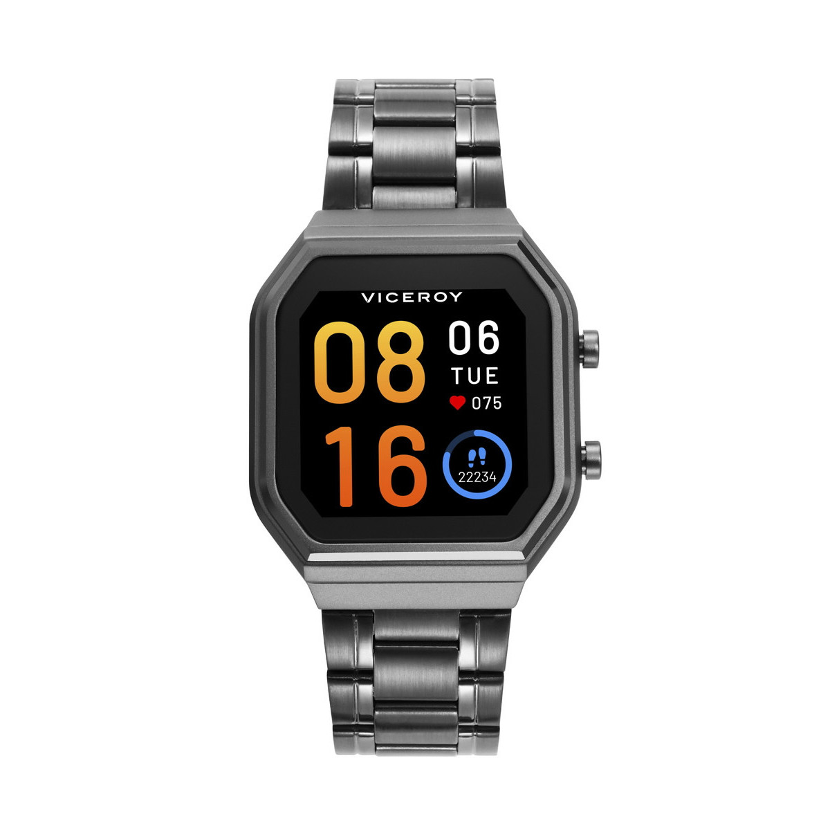 RELOJ SMART ALUMINIO GRIS BRAZALETE VA - 41121-50