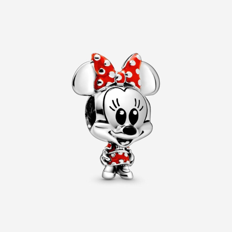 Charm Minnie Mouse con Vestido y Lazo de lunares de Disney - 798880C02