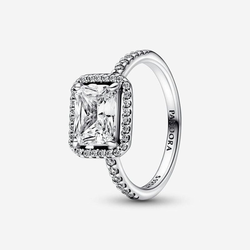 SORTIJA PANDORA HALO RECTG BRILLANTE - 192391C01-52