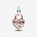 ABALORIO PANDORA CANDADO CORAZON ROSE - 783079C01