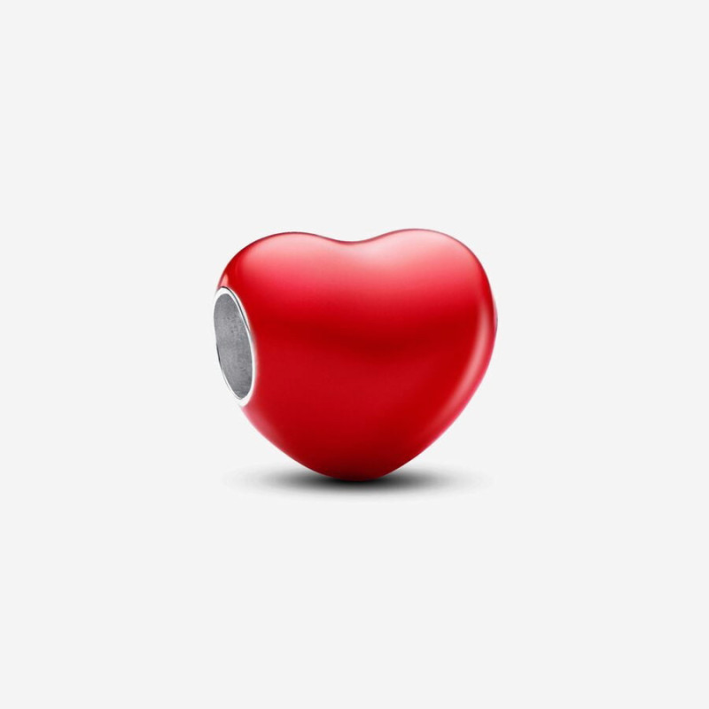 ABALORIO PANDORA CORAZON ROJO ESMALTE - 793087C01
