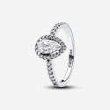 SORTIJA PANDORA LAGRIMA HALO BRILLANTE - 192835C01-52