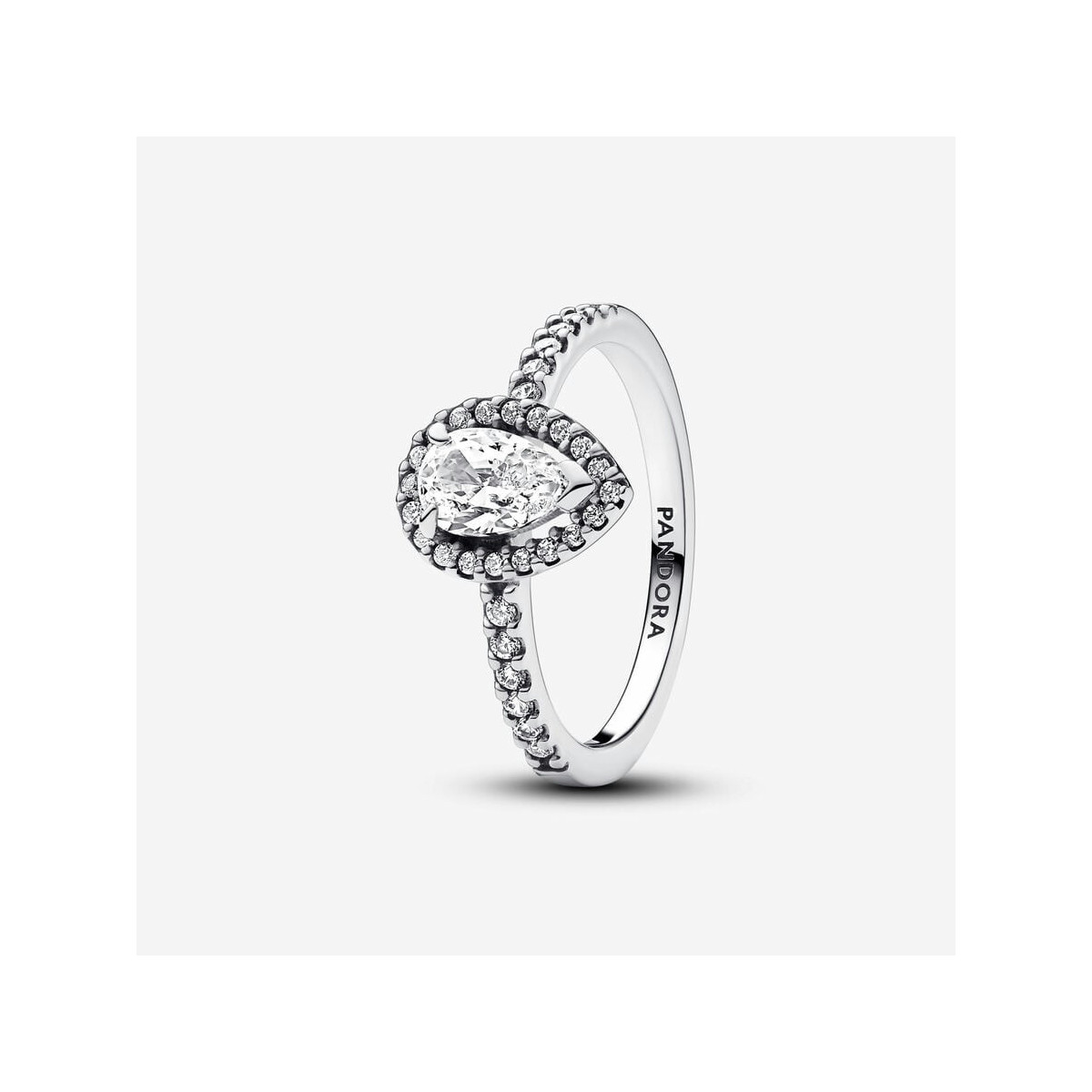 SORTIJA PANDORA LAGRIMA HALO BRILLANTE - 192835C01-52