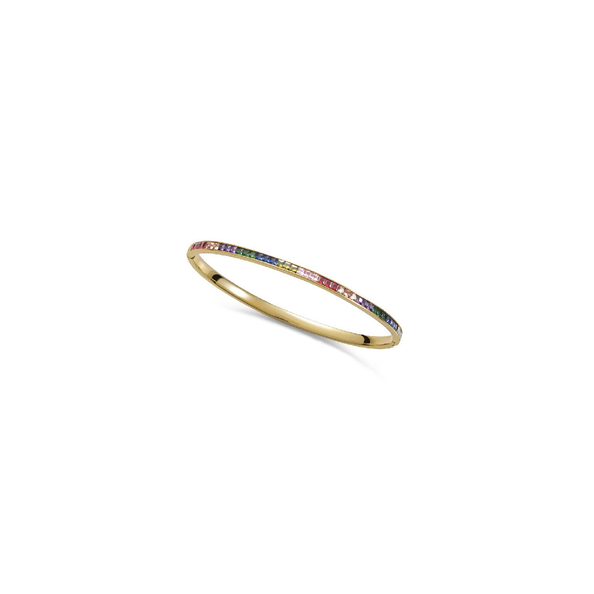 PULS ACERO DORADO CIRCONITAS COLOR SRA.  - 1357P01012