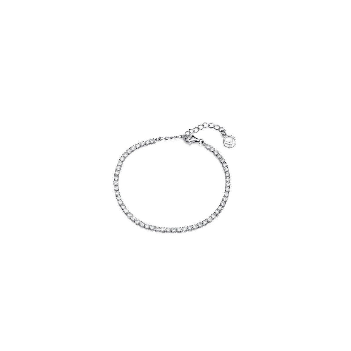 PULSERA PLATA DE LEY BAÑO RODIO CZ SRA JEWE - 9110P000-30
