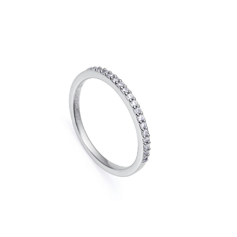 ANILLO PLATA DE LEY BAÑO RODIO CIRC SRA  - 9118A014-30