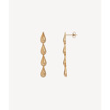 PENDIENTES VIDAL&VIDAL LAGRIMAS CHAPADO - X47330