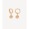 PENDIENTES  VIDAL & VIDAL ARO ARTICULADO ÁRBOL VIDA - G3354A