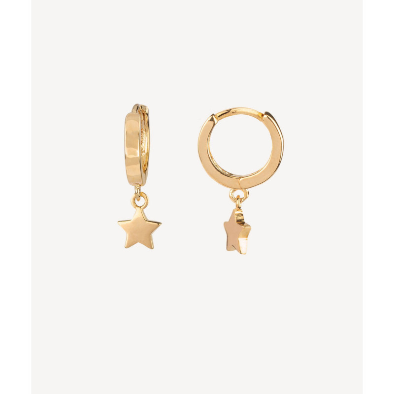PENDIENTES VIDAL & VIDAL ARO ARTICULADO ESTRELLA - G3319A