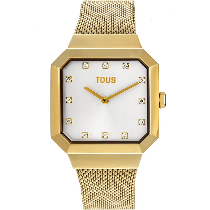 RELOJ TOUS KARAT SQUARED MILANESA DORADO - 300358062
