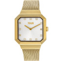 RELOJ TOUS KARAT SQUARED MILANESA DORADO - 300358062
