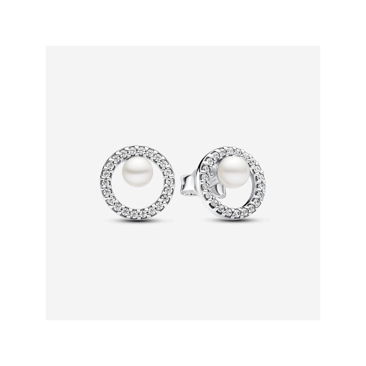 PENDIENTES PANDORA HALO REDONDO PERLA - 293154C01