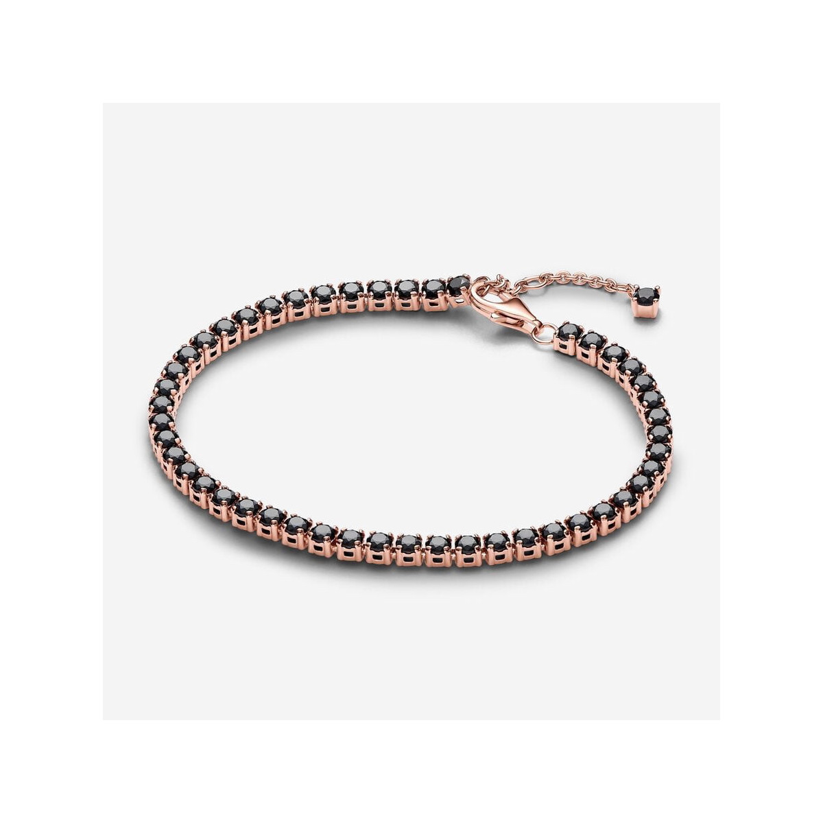 PULSERA PANDORA TENIS ROSE CIRCONITA NEG - 581469C02-16