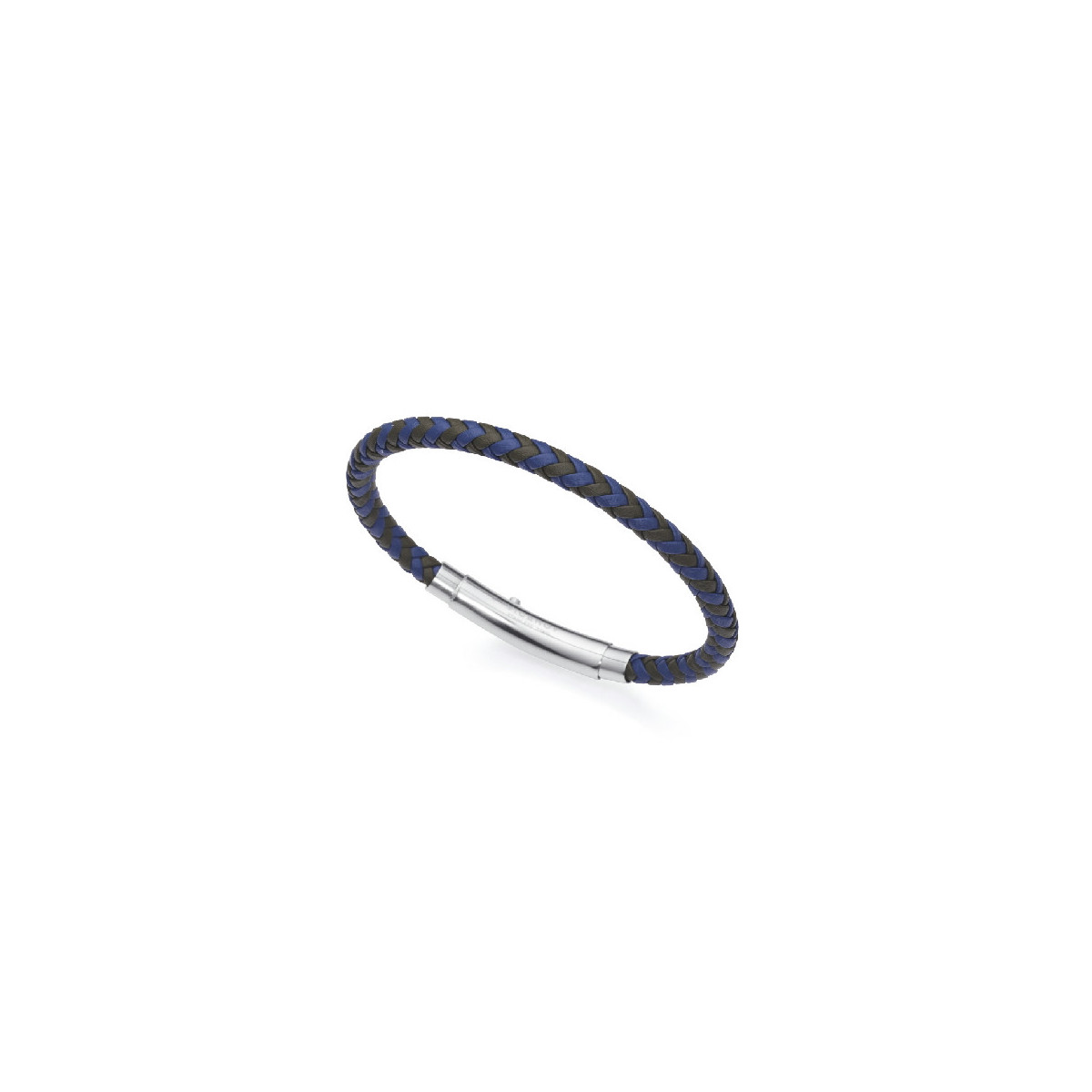 PULS ACERO Y PIEL TRENZADA SR FN - 75326P01016
